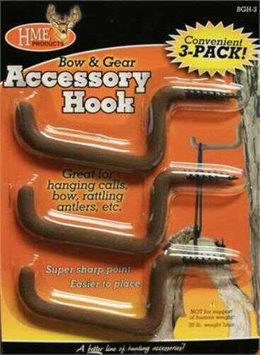 HME Accessory Hooks Bow & Gear Holders (Blister) 3 pack